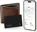 2-Pack Wallet Tracker Card Compatible with Apple Find My, 0.07in Slim Wallet Finder, IP68 Waterproof, Tracking Card for Wallet, Luggage Tag, Passport & Purse, Wireless Rechargeable by Unknown
