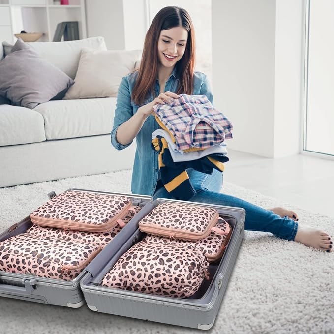 Cambond Compression Packing Cubes for Travel - Luggage Suitcase Organizer | Compression Zip Design for Space-saving, Expandable, Lightweight, Keep Clothes Sorted, Luggage Space Tidy, Carry on Pack Fast - Image 8