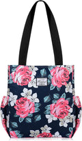 KAMO Floral Tote Bag - Waterproof Lightweight Handbags Travel Shoulder Bag for Hiking Yoga Gym Swimming Travel Beach by KAMO