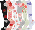 Compression Socks for Women Men 15-20 mmHg Knee High Support for Nurses, Travel, Pregnancy, Athletic by Dorobios