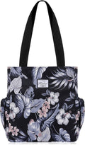 KAMO Floral Tote Bag - Waterproof Lightweight Handbags Travel Shoulder Bag for Hiking Yoga Gym Swimming Travel Beach by KAMO