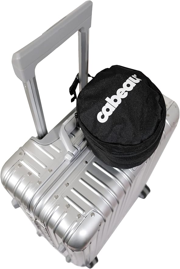 Cabeau Evolution Travel Neck Pillow Bag Compact Carrying Case, Compresses Pillow to Half its Original Size - Quick-Release Clasp Attaches to Luggage, Backpacks, and Purse (Pack of 2) - Image 3