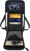 Travel Neck Wallet RFID Blocking – Hidden Passport Holder & Anti-Theft Money Pouch for Men & Women, Lightweight Concealed Undergarment Organizer with Adjustable Strap, Secure Document Holder by Vastsky