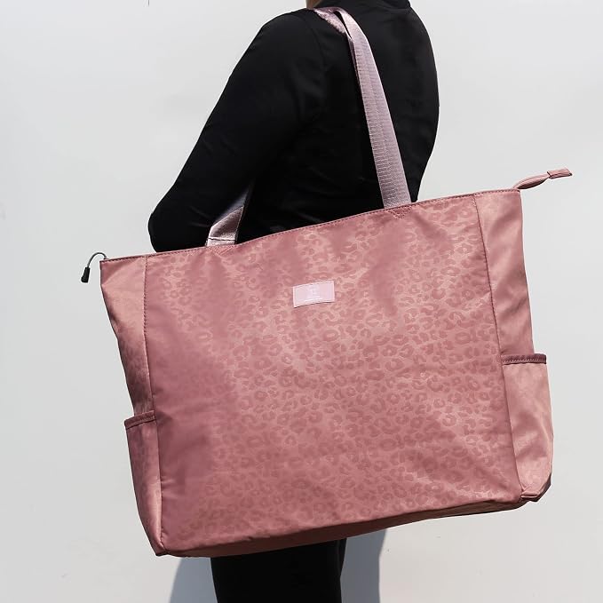 ESVAN LARGE BEACH BAG Water Resistant Lightweight 20 inch Women Oversize Tote Bag for Gym Beach Travel Pool Yoga Nurse - Image 6