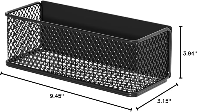 Magnetic Shelf Fridge Basket Bin for Whiteboard Washer Dryer Locker Cabinet | No Drilling Or Tools Needed, Reusable Magnet Organizer Classroom Office Home Kitchen Laundry Storage Rack Container Holder - Image 8