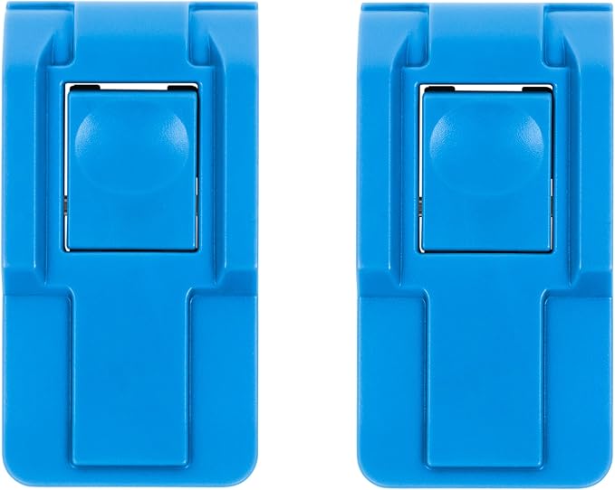 Pelican Replacement Push Button Latches, Medium, Blue (Set of 2) by ColorCase