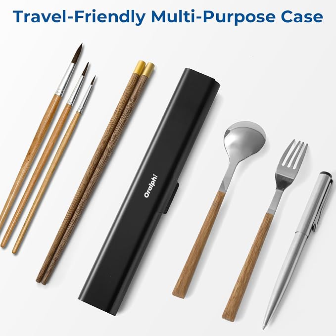 Aluminum Toothbrush Travel Case, Portable Travel Toothbrush Holder, Durable Manual Toothbrush Box Container for Traveling, Bathroom, Camping, Business Trip-Black - Image 6