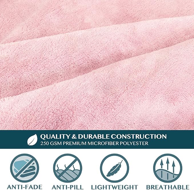 PAVILIA Blanket with Sleeves for Adult Women Men, Soft Warm Wearable Blanket Fleece Wrap Throw, Robe Blanket Gift - Image 7