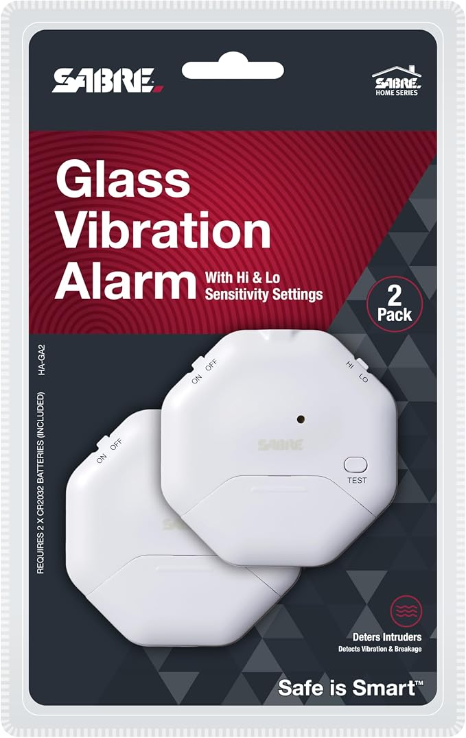 Sabre 120 dB Wedge Door Stop Security Alarm, Extremely Loud Wireless Siren Audible Up to 1,500 Ft., Non-Skid Pad, Compact Alarm Great for Home, Travel, Apartment or Dorm - Image 11