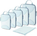 Bagsmart Compression Packing Cubes, Travel Bag Cruise Ship Essentials | Lightweight, Compressible Suitcase Organizer Set fit Standard Carry-On & Checked Luggage, 6 Set, 14 Set Washable Packing Bags by BAGSMART