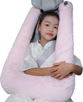 Keemall Inflatable Car Pillow for Kids & Adults, for Trips, Car Sleep &Naps | Upgraded Portable Soft Pillow with Washable Cover, Cervical Support, for Road Trips, Camping, Office & Travel & In-Seat Rest by Keemall
