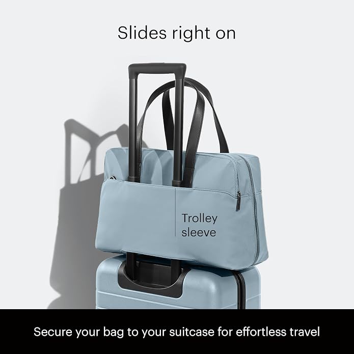 Away The Everywhere Bag, Airline-Approved Carry-On Travel Bag | Water-Repellent Duffel Bag with 16" Padded Laptop Pocket, Trolley Sleeve & Detachable Shoulder Strap - Image 4
