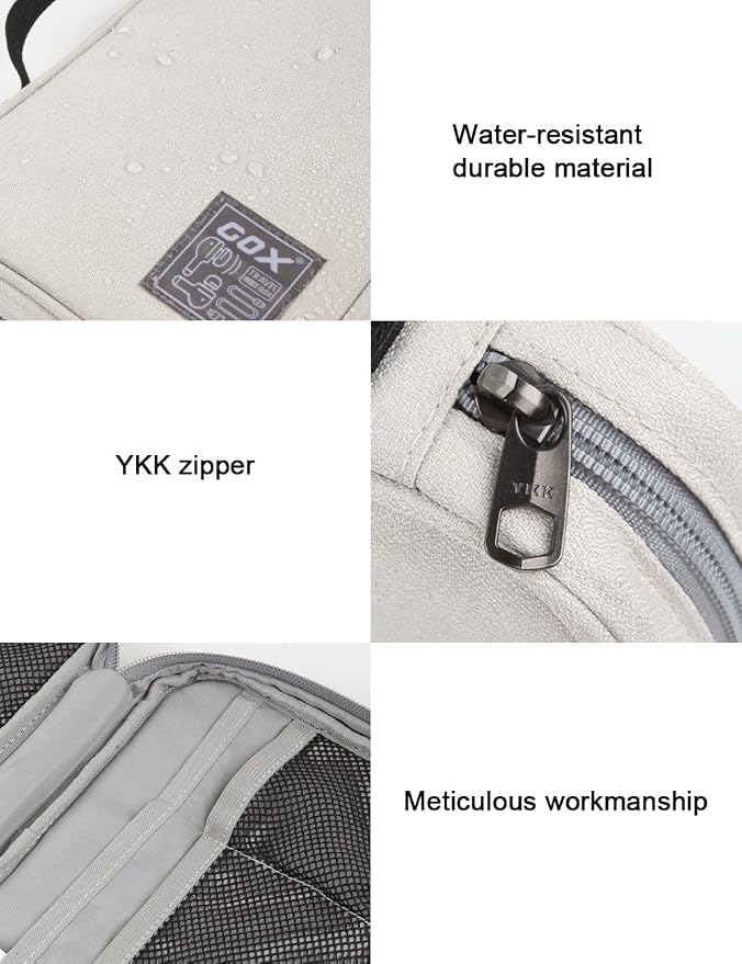 GOX Tech Pouch Accessories Case Organizer for Travel Small Electronics Bag | Cord Organizer for Travel, Electronics travel Organizer Travel Case, Mouse and Charger Pouch - Image 6
