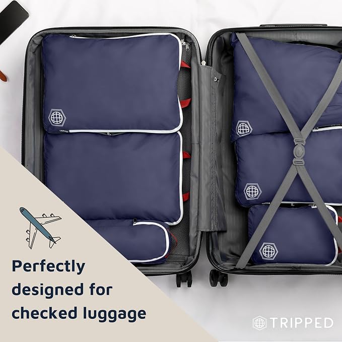 TRIPPED Travel Gear Extra Large Compression Packing Cubes 6-Piece Set - Image 7