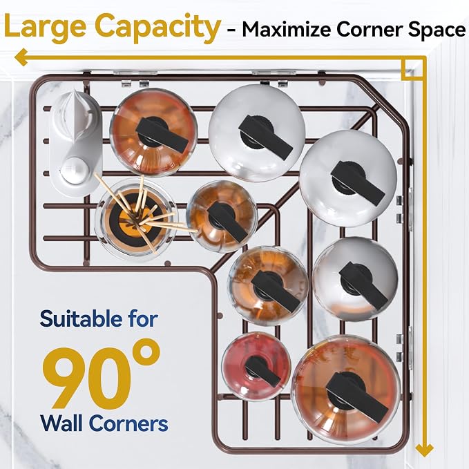 Corner Shower Caddy Adhesive, 100% Rustproof Shower Organizer with Soap Holder, No Drill Shower Shelf for Inside Shower, Wall-Mounted Shower Storage for Homes (3 Pack, Bronze) - Image 3