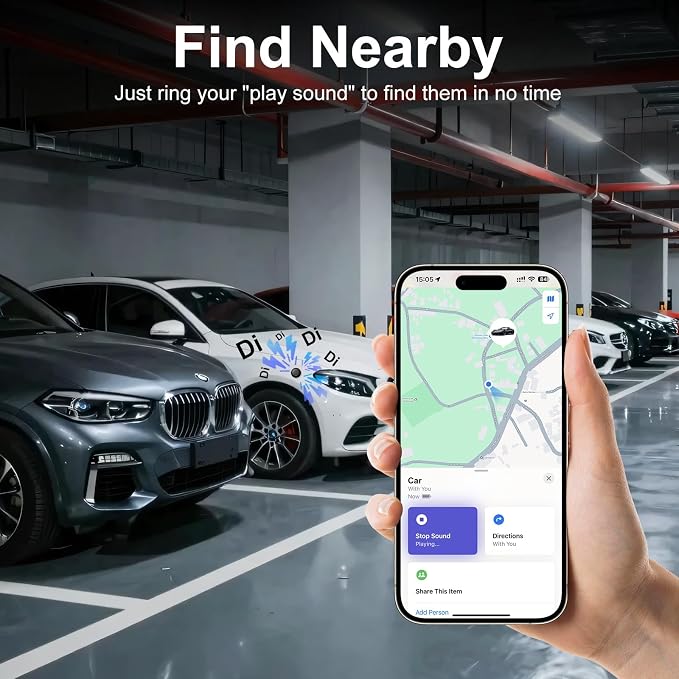 GPS Tracker for Vehicles,Tracking Devices for Cars Hidden, iOS & Android | Magnetic GPS Locator Global Coverage Real-Time Tracking(Work with iOS and Android), No SIM Card or Subscription Needed - Image 3