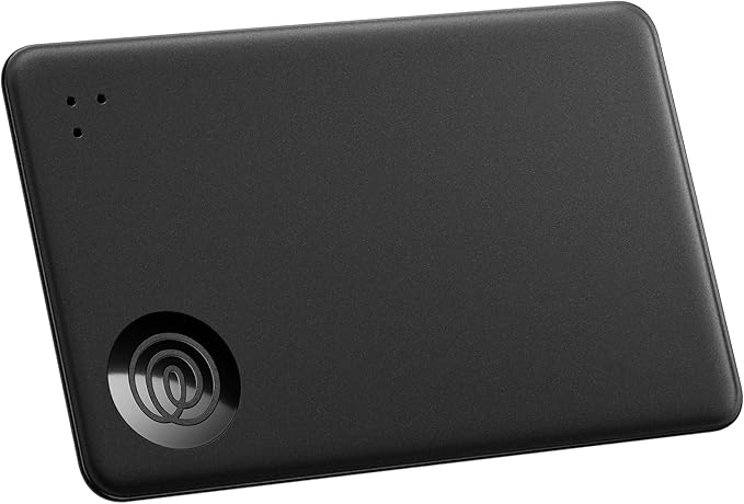 Life360 Tile Slim - Wallet Finder, Bluetooth Tracker and Item Locator for Luggage Tags, Passports and More. Both iOS and Android Compatible. Phone Finder. 1-Pack (Black) by Life360