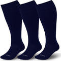 LEVSOX Wide Calf Compression Socks for Women&Men Plus Size 15-20mmHg Knee High Large Support Stockings for Circulation by Levsox