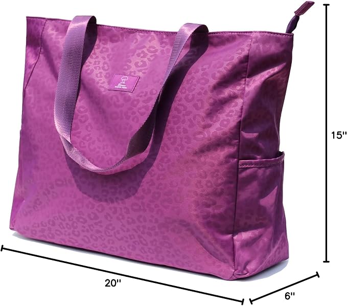 ESVAN LARGE BEACH BAG Water Resistant Lightweight 20 inch Women Oversize Tote Bag for Gym Beach Travel Pool Yoga Nurse - Image 9