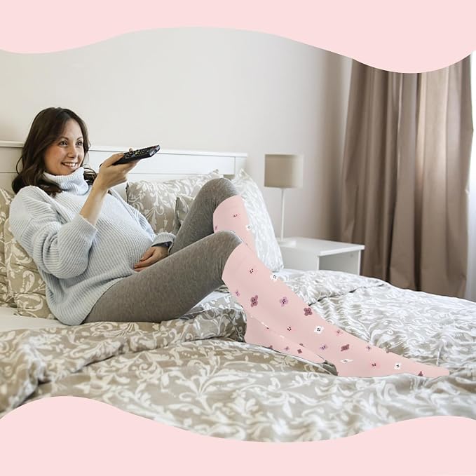 Sooverki Compression Socks for Women & Men 6 Pairs is Best Supportive Knee High Stockings for Circulation, Travel, Nurses - Image 2