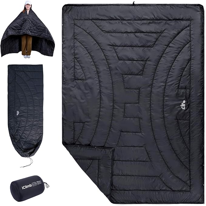 3M Thinsulate Insulation Warm Camping Blanket Ultralight Compact by iClimb