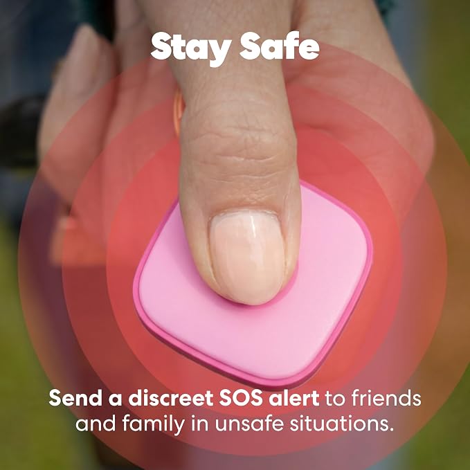 Life360 Tile - Bluetooth Tracker, Keys Finder and Item Locator for Keys, Bags and More. Phone Finder. Both iOS and Android Compatible. 1-Pack (Pink Punch) - Image 7