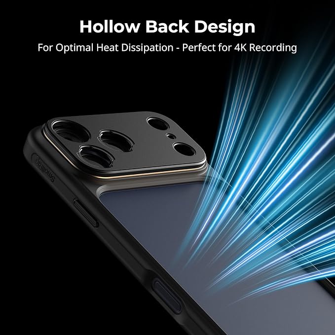 SmallRig FilMov Bumper Phone Case for iPhone 17 Pro, Hollow Back Design with Lens Backplate, 67mm Filter Adapter Compatible with Phone Gimbal Stabilizers, for DJI for Insta360, Black - 5790 - Image 2