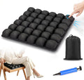 Travel Seat Cushion for Airplane, 3D Inflatable Cushion Non-Skid | Adjustable Air Cushion for Coccyx Tailbone Pain Relief, For Airplane, Car Seat, Office Chair, Wheelchair, Stadium Use by Nisuez