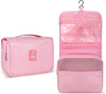 Portable Hanging Toiletry Bag for Travel, Small Multifunctional Makeup Cosmetic Bag for Women, Waterproof Travel Toiletries Organizer, Shower Bathroom Pouch with Hook for Gym, Camping, Business Trips by Unknown