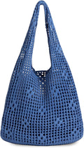 Sightor Crochet Tote Bag, Mesh Beach Bag Knit Summer Hobo Bag for Women | Beach Tote bag Vacation Outfits Aesthetic Boho Bag by Sightor