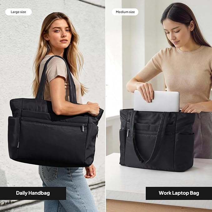 TOPEAST Tote Bag for Women Puffer Travel Carry On Bags with Laptop Compartment & Cup Holder Work Tote for Weekend Overnight - Image 7