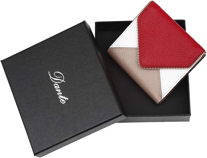 Ultra Thin Small Compact Leather Womens Girls Wallets RFID Blocking Credit Card Holder for Women - Image 7