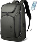 hk Business Smart Backpack for Men Anti-Theft for 17.3 Inch Laptop | with USB Charging Port Water-Resistant Large Durable Compact 30L for Travel College Work by hkbag
