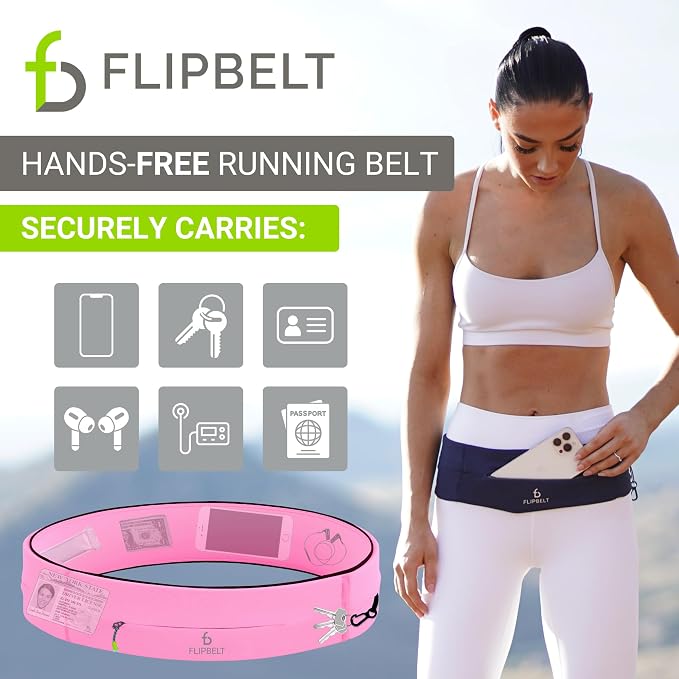 FlipBelt Zipper Running Belt, Waist Pack for Fitness and Running, US Company - Image 2