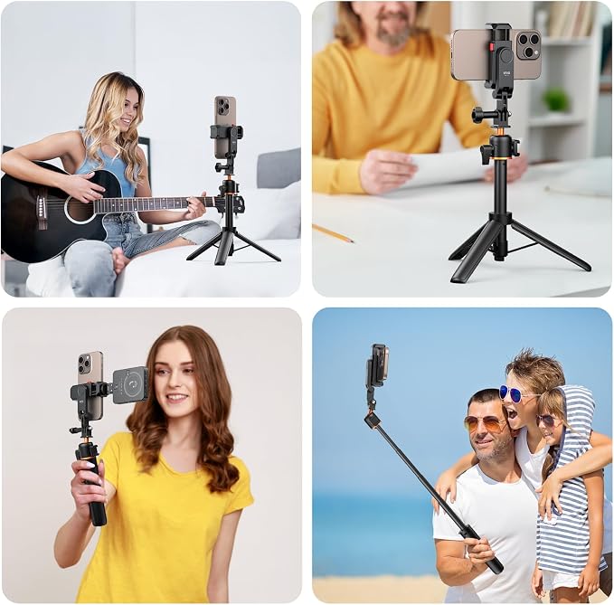 VRIG Phone Holder/Phone Mount for GoPro Adapter Hot Shoe Mount Adapter | Action Camera Phone Mount Adapter Attaching on DSLR Camera or Ring Light, for iPhone, Samsung, GoPro Hero 13, Mission 1 Pro - Image 7