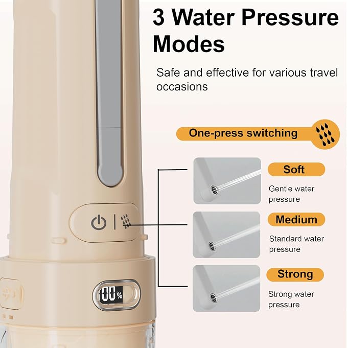 Electric Portable Bidet for Postpartum Care, Light Orange - Image 5
