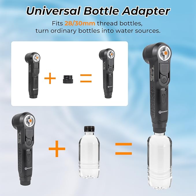Portable Bidet for Travel, 1600mAh Electric Handheld Bidet with 2.5L Tank | USB-C Rechargeable, Dual Spray Modes (Jet/Shower), Personal Hygiene Sprayer for Home, Camping, Postpartum & Elderly Care - Image 4