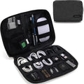 BAGSMART Travel Electronics Organizer, Phone SD Card, Men Women, Black | Travel Cord Organizer, For Travel Essentials, Cable Organizer for Phone & SD Card, For Men & Women by BAGSMART
