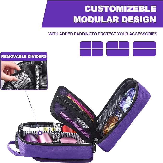 Storage Bag with Combination Lock Small Carbon Lined Tactical Molle Box Medicine Money Cosmetic Organizer Case Great Gifts for Men Women - Image 5