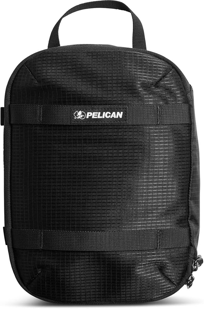 Pelican ModPak Packing Cube - Travel Organizer - Large (Black) | Fabric packing cube with grab handles and attachment points for travel, organization and storage by Unknown