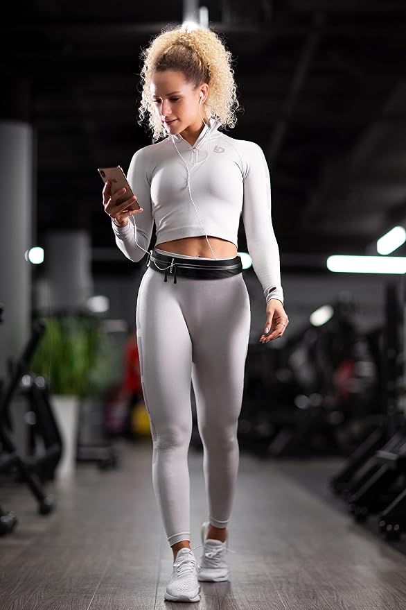 Fitgriff® Running Belt for Men & Women - Secure Jogging Pouch for Phone, Keys & Essentials - For All Cell Phones - Image 7