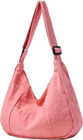 Canvas Hobo Crossbody Tote Bag for Women and Men Messenger Bags | Canvas Tote Bag With Zipper,Canvas Crossbody Bag,Canvas Hobo Bag,Shoulder Bag for Women,Travel Work College Purse Handbag by Unknown