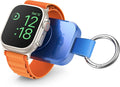 Portable Charger for Apple Watch,Travel Keychain iWatch Wireless Power Bank | Compact Magnetic Charging, 1000mAh Battery,On The Go Power, Travel Essential,for iWatch Series 11/10/9/8/7/6/5/4/3/2/SE/Ultra by iVALUX