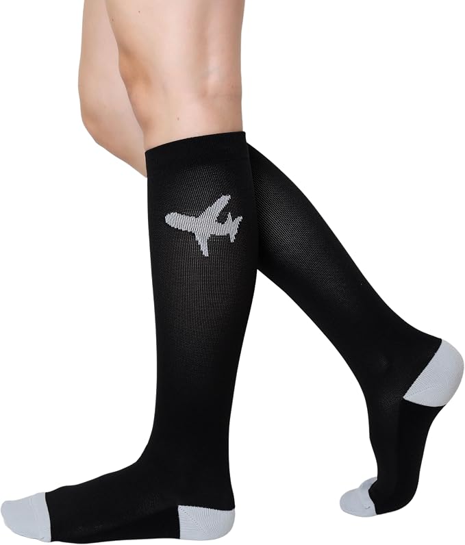 Compression Socks for Men and Women, 20-30 mmHG, Graduated Compression for Flight, Travel, Sports, Pregnancy, Running by Votprof