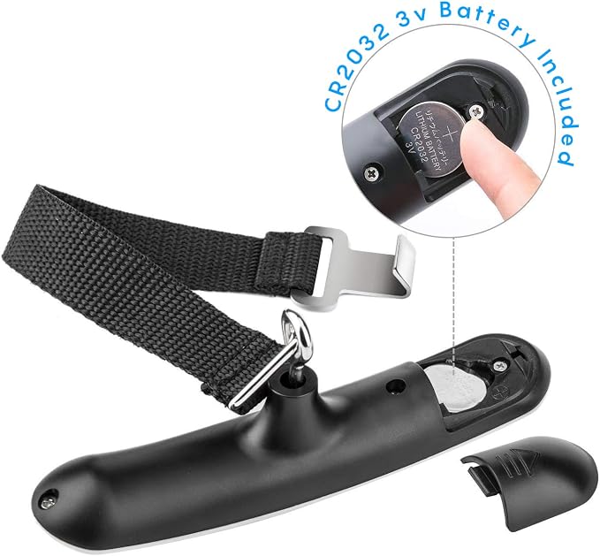 Digital Luggage Scale Vacation Travel Essentials Accessories Gifts for Traveler Portable Suitcase Handheld Weight Scale 110 lbs Hanging Baggage Travel Must Haves - Image 8