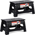 9 Inch Folding Step Stool, 15 Inch Extra-Wide, 300 lbs, 2 Pack | Non-Slip Heavy Duty Foldable Step Stool for Kids and Adults, Extra-Wide for Comfort and Stability, for Bathroom and Kitchen by ACSTEP