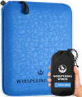 Whispering Winds Inflatable Seat Cushion | Comfortable & Packable Blow-up Foam Pad for Airplane Travel, Stadium Outdoors, Camping, Car & More by WhisperingWinds