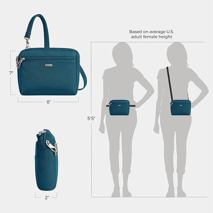 Travelon Anti-Theft Classic Convertible Crossbody & Waist Pack - Image 4