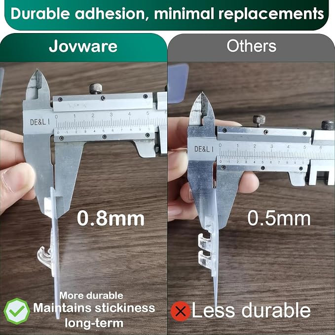 Shower Caddy Adhesive Strips - 2 Pack Replacement for Shower Shelf - Image 8