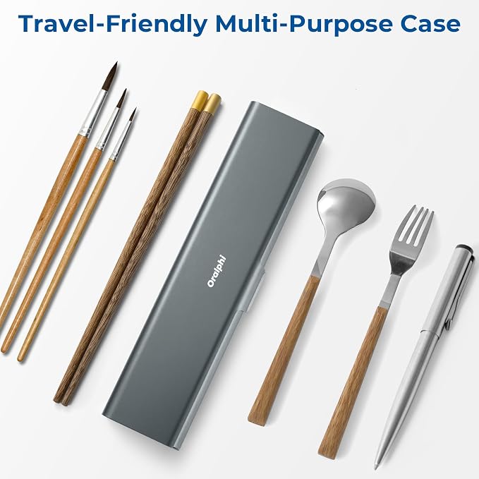 Wider Aluminum Toothbrush Travel Case, Portable Travel Toothbrush Holder, Durable Manual Toothbrush Box Container for Traveling, Bathroom, Camping, Business Trip, Gray Blue - Image 8